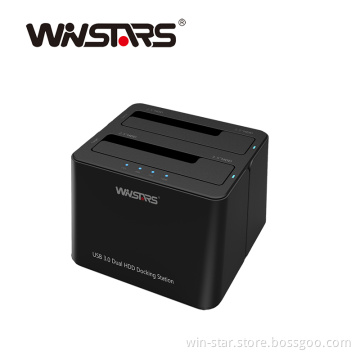 USB-C Dual Bay Docking Station for 2.5&3.5